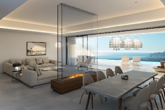 Villa in Altea zu verkaufen, Zona de estar 330 m², Baujahr 2019, + Fussbodenheizung, Terreno 1074 m², 4 Schlafzimmer, 4 Badezimmer, ref.: NL-NLD1085-6