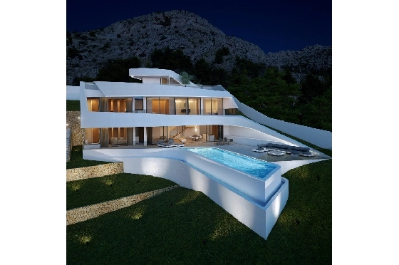 Villa in Altea zu verkaufen, Zona de estar 280 m², Baujahr 2019, + Fussbodenheizung, Terreno 973 m², 4 Schlafzimmer, 4 Badezimmer, ref.: NL-NLD1086-1