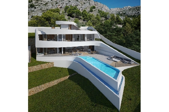 Villa in Altea zu verkaufen, Zona de estar 280 m², Baujahr 2019, + Fussbodenheizung, Terreno 973 m², 4 Schlafzimmer, 4 Badezimmer, ref.: NL-NLD1086-2