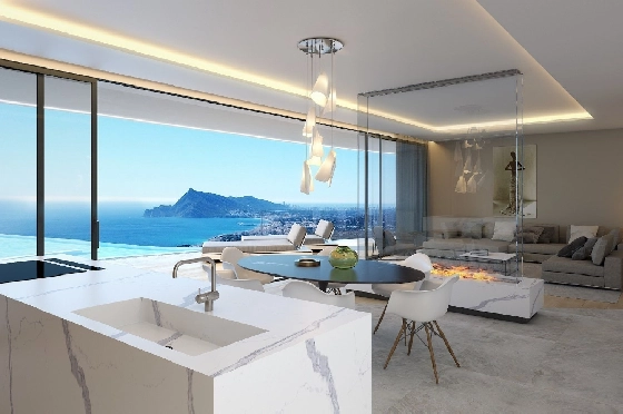 Villa in Altea zu verkaufen, Zona de estar 280 m², Baujahr 2019, + Fussbodenheizung, Terreno 973 m², 4 Schlafzimmer, 4 Badezimmer, ref.: NL-NLD1086-7