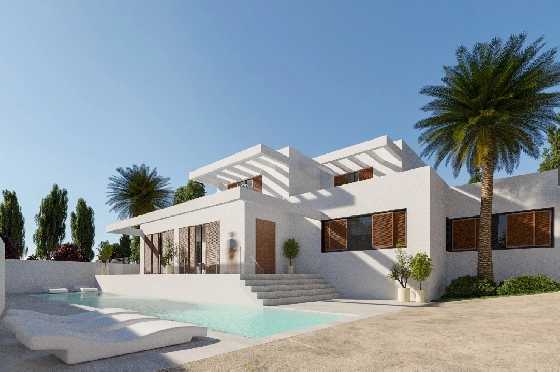 Villa in Moraira zu verkaufen, Zona de estar 298 m², + Fussbodenheizung, Klimaanlage, Terreno 811 m², 4 Schlafzimmer, 4 Badezimmer, Pool, ref.: NL-NLD1218-2