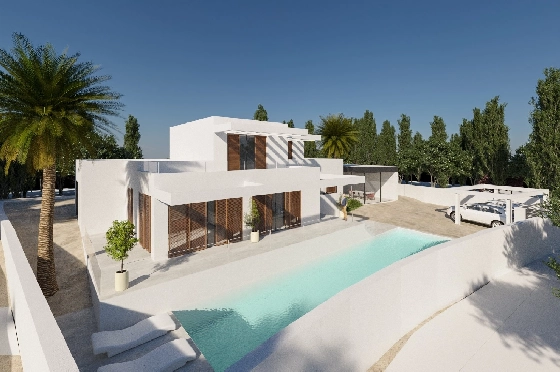 Villa in Moraira zu verkaufen, Zona de estar 298 m², + Fussbodenheizung, Klimaanlage, Terreno 811 m², 4 Schlafzimmer, 4 Badezimmer, Pool, ref.: NL-NLD1218-3