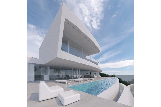Villa in Moraira zu verkaufen, Zona de estar 600 m², Baujahr 2022, + Fussbodenheizung, Klimaanlage, Terreno 1237 m², 4 Schlafzimmer, 4 Badezimmer, Pool, ref.: NL-NLD1219-1