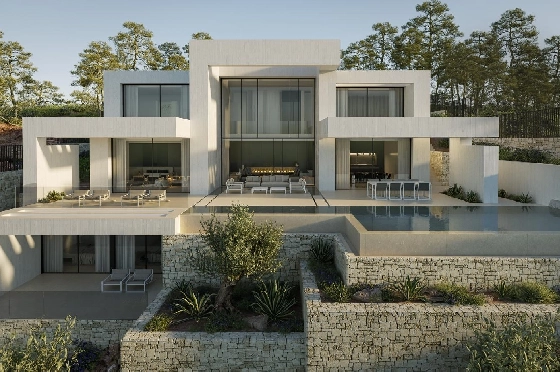 Villa in Javea zu verkaufen, Zona de estar 677 m², + Zentralheizung, Klimaanlage, Terreno 925 m², 4 Schlafzimmer, 6 Badezimmer, Pool, ref.: NL-NLD1257-2