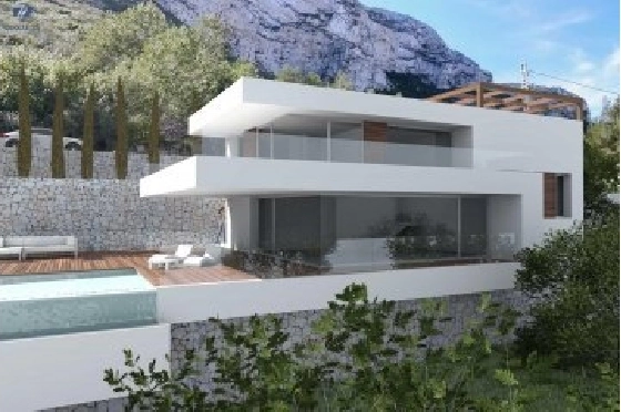 Villa in Denia zu verkaufen, Zona de estar 130 m², Baujahr 2021, + Zentralheizung, Klimaanlage, Terreno 800 m², 3 Schlafzimmer, 2 Badezimmer, Pool, ref.: NL-NLD1273-2