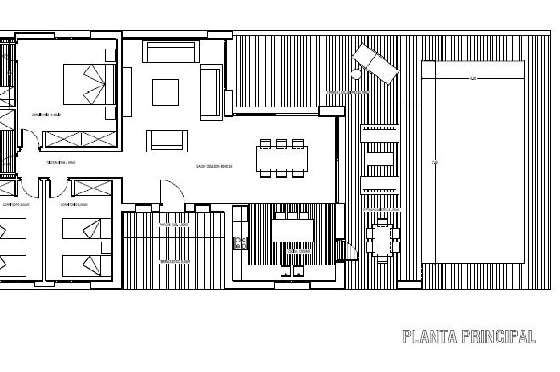 Villa in Denia zu verkaufen, Zona de estar 130 m², Baujahr 2021, + Zentralheizung, Klimaanlage, Terreno 800 m², 3 Schlafzimmer, 2 Badezimmer, Pool, ref.: NL-NLD1273-8