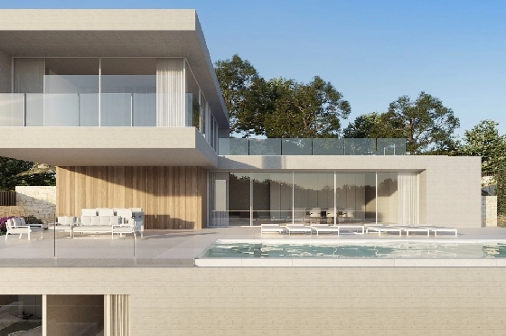 Villa in Moraira zu verkaufen, Zona de estar 548 m², + Zentralheizung, Klimaanlage, Terreno 964 m², 4 Schlafzimmer, 4 Badezimmer, Pool, ref.: NL-NLD1345-1