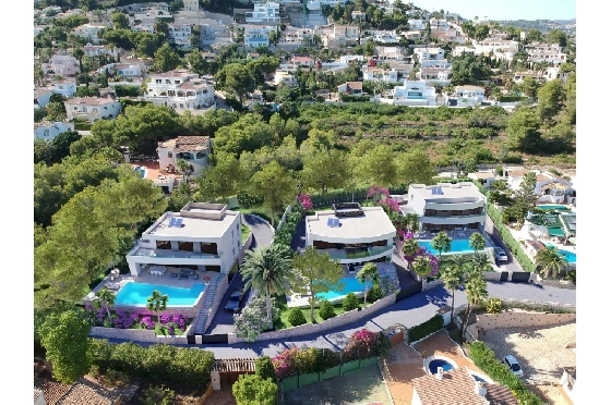 Villa in Moraira zu verkaufen, Baujahr 2022, + Fussbodenheizung, Klimaanlage, Terreno 802 m², 4 Schlafzimmer, 4 Badezimmer, Pool, ref.: NL-NLD1360-3