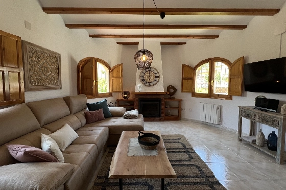 Villa in Els Poblets zur Ferienvermietung, Zona de estar 107 m², Baujahr 1998, Zustand gepflegt, + KLIMA, Klimaanlage, Terreno 400 m², 3 Schlafzimmer, 2 Badezimmer, Pool, ref.: T-0223-3