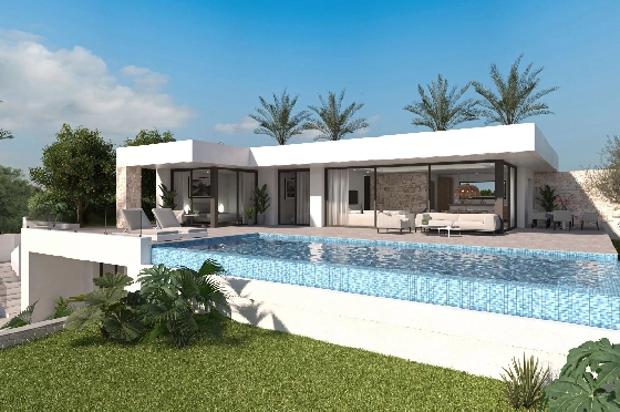 Villa in Denia zu verkaufen, Zona de estar 259 m², Klimaanlage, Terreno 1118 m², 4 Schlafzimmer, 4 Badezimmer, Pool, ref.: UM-UV-MANDARINA-II-1