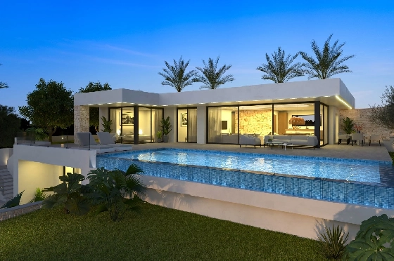 Villa in Denia zu verkaufen, Zona de estar 259 m², Klimaanlage, Terreno 1118 m², 4 Schlafzimmer, 4 Badezimmer, Pool, ref.: UM-UV-MANDARINA-II-8