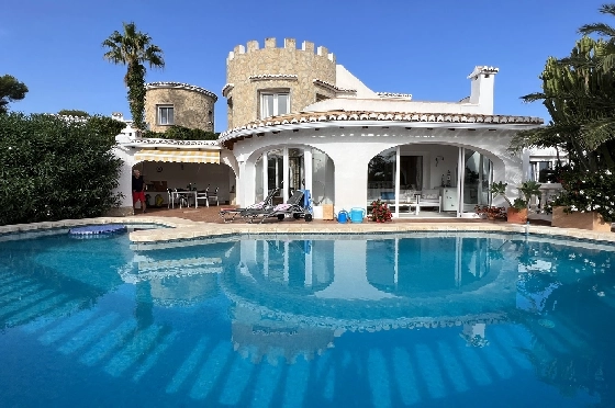 Villa in Javea zu verkaufen, Zona de estar 180 m², Baujahr 1991, Zustand gepflegt, + Zentralheizung, Klimaanlage, Terreno 1013 m², 3 Schlafzimmer, 2 Badezimmer, Pool, ref.: AS-4222-8