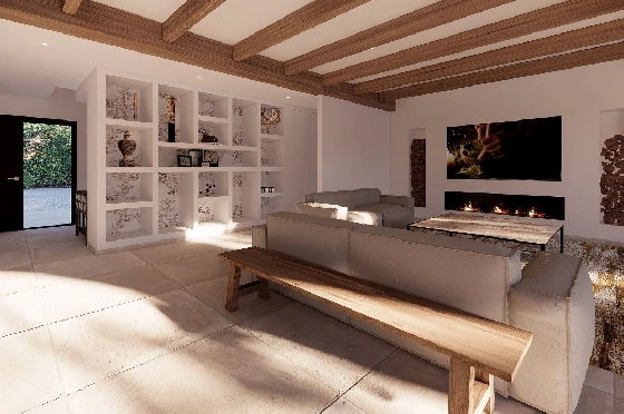 Finca in Benissa(Llenes) zu verkaufen, Zona de estar 368 m², Baujahr 2023, Klimaanlage, Terreno 10000 m², 4 Schlafzimmer, 4 Badezimmer, Pool, ref.: BI-BE.F-164-11