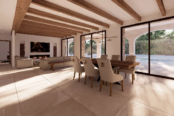 Finca in Benissa(Llenes) zu verkaufen, Zona de estar 368 m², Baujahr 2023, Klimaanlage, Terreno 10000 m², 4 Schlafzimmer, 4 Badezimmer, Pool, ref.: BI-BE.F-164-12