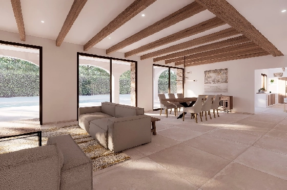 Finca in Benissa(Llenes) zu verkaufen, Zona de estar 368 m², Baujahr 2023, Klimaanlage, Terreno 10000 m², 4 Schlafzimmer, 4 Badezimmer, Pool, ref.: BI-BE.F-164-13