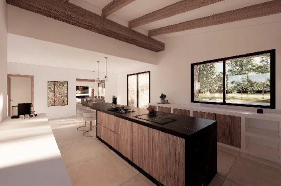 Finca in Benissa(Llenes) zu verkaufen, Zona de estar 368 m², Baujahr 2023, Klimaanlage, Terreno 10000 m², 4 Schlafzimmer, 4 Badezimmer, Pool, ref.: BI-BE.F-164-16