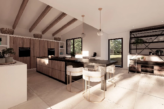 Finca in Benissa(Llenes) zu verkaufen, Zona de estar 368 m², Baujahr 2023, Klimaanlage, Terreno 10000 m², 4 Schlafzimmer, 4 Badezimmer, Pool, ref.: BI-BE.F-164-3