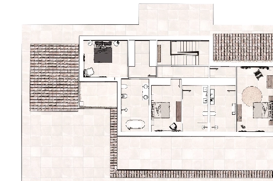 Finca in Benissa(Llenes) zu verkaufen, Zona de estar 368 m², Baujahr 2023, Klimaanlage, Terreno 10000 m², 4 Schlafzimmer, 4 Badezimmer, Pool, ref.: BI-BE.F-164-34