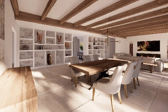 Finca in Benissa(Llenes) zu verkaufen, Zona de estar 368 m², Baujahr 2023, Klimaanlage, Terreno 10000 m², 4 Schlafzimmer, 4 Badezimmer, Pool, ref.: BI-BE.F-164-4
