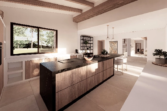 Finca in Benissa(Llenes) zu verkaufen, Zona de estar 368 m², Baujahr 2023, Klimaanlage, Terreno 10000 m², 4 Schlafzimmer, 4 Badezimmer, Pool, ref.: BI-BE.F-164-5