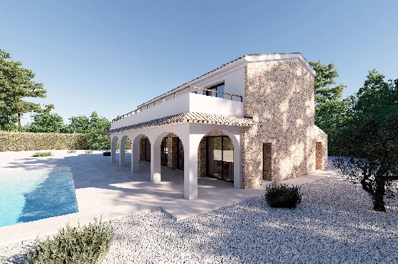 Finca in Benissa(Llenes) zu verkaufen, Zona de estar 368 m², Baujahr 2023, Klimaanlage, Terreno 10000 m², 4 Schlafzimmer, 4 Badezimmer, Pool, ref.: BI-BE.F-164-8