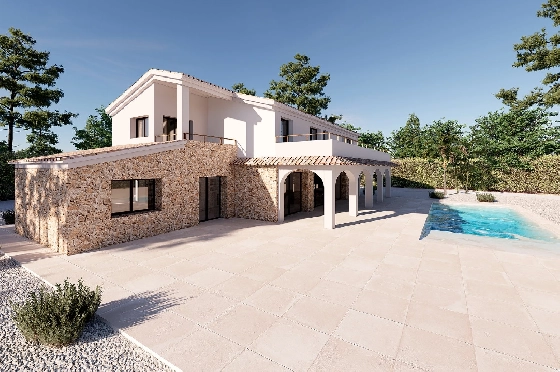 Finca in Benissa(Llenes) zu verkaufen, Zona de estar 368 m², Baujahr 2023, Klimaanlage, Terreno 10000 m², 4 Schlafzimmer, 4 Badezimmer, Pool, ref.: BI-BE.F-164-9