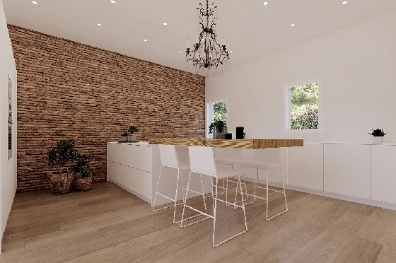 Finca in Benissa(Llenes) zu verkaufen, Zona de estar 254 m², Baujahr 2023, Klimaanlage, Terreno 10000 m², 3 Schlafzimmer, 3 Badezimmer, Pool, ref.: BI-BE.F-165-20