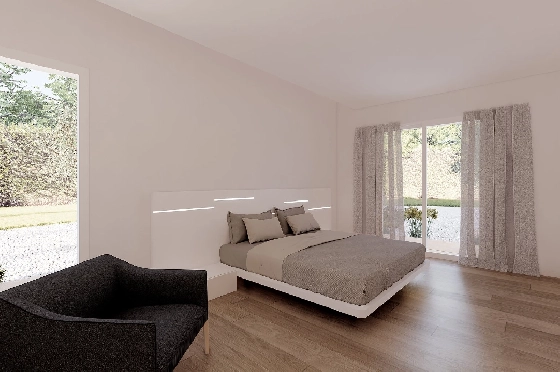 Finca in Benissa(Llenes) zu verkaufen, Zona de estar 254 m², Baujahr 2023, Klimaanlage, Terreno 10000 m², 3 Schlafzimmer, 3 Badezimmer, Pool, ref.: BI-BE.F-165-23