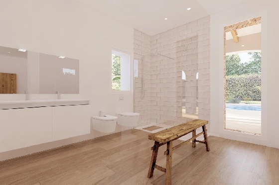 Finca in Benissa(Llenes) zu verkaufen, Zona de estar 254 m², Baujahr 2023, Klimaanlage, Terreno 10000 m², 3 Schlafzimmer, 3 Badezimmer, Pool, ref.: BI-BE.F-165-29