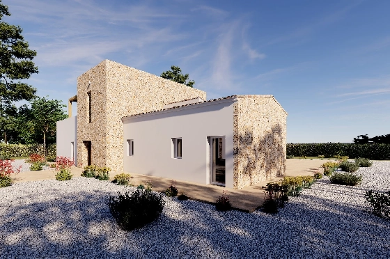 Finca in Benissa(Llenes) zu verkaufen, Zona de estar 254 m², Baujahr 2023, Klimaanlage, Terreno 10000 m², 3 Schlafzimmer, 3 Badezimmer, Pool, ref.: BI-BE.F-165-37