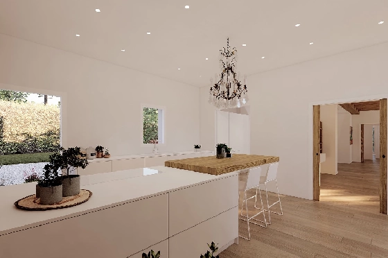 Finca in Benissa(Llenes) zu verkaufen, Zona de estar 254 m², Baujahr 2023, Klimaanlage, Terreno 10000 m², 3 Schlafzimmer, 3 Badezimmer, Pool, ref.: BI-BE.F-165-5
