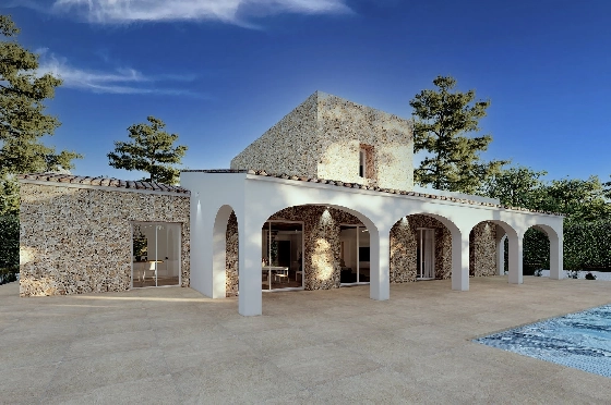 Finca in Benissa(Llenes) zu verkaufen, Zona de estar 254 m², Baujahr 2023, Klimaanlage, Terreno 10000 m², 3 Schlafzimmer, 3 Badezimmer, Pool, ref.: BI-BE.F-165-7