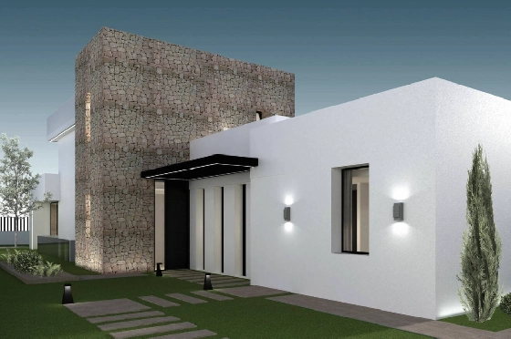Villa in Moraira(Pla del Mar) zu verkaufen, Zona de estar 280 m², Baujahr 2023, Klimaanlage, Terreno 817 m², 3 Schlafzimmer, 3 Badezimmer, Pool, ref.: BI-MT.H-768-2