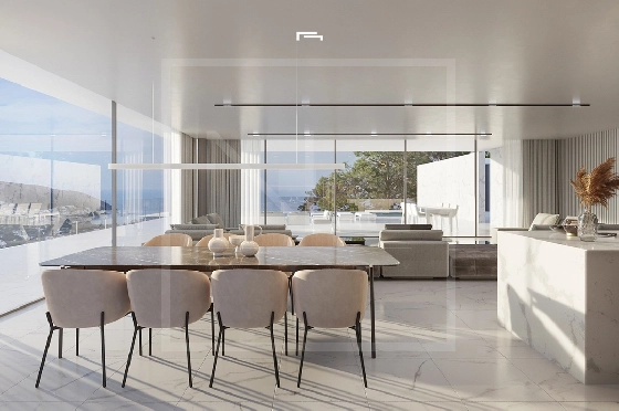 Villa in Moraira zu verkaufen, + Fussbodenheizung, Klimaanlage, Terreno 1864 m², 5 Schlafzimmer, 5 Badezimmer, Pool, ref.: NL-NLD1409-5