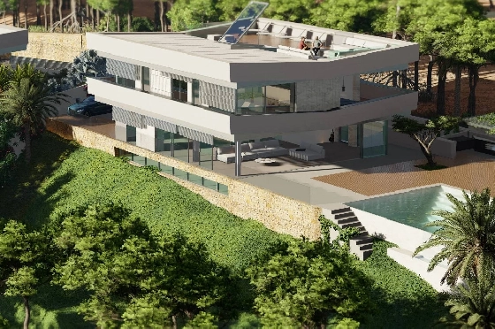 Villa in Javea zu verkaufen, Zona de estar 492 m², Klimaanlage, 6 Schlafzimmer, 6 Badezimmer, Pool, ref.: BS-7515924-15