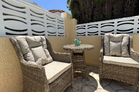 Villa in Els Poblets zur Ferienvermietung, Zona de estar 134 m², Baujahr 2001, Zustand gepflegt, + KLIMA, Klimaanlage, Terreno 413 m², 2 Schlafzimmer, 2 Badezimmer, Pool, ref.: T-0523-17