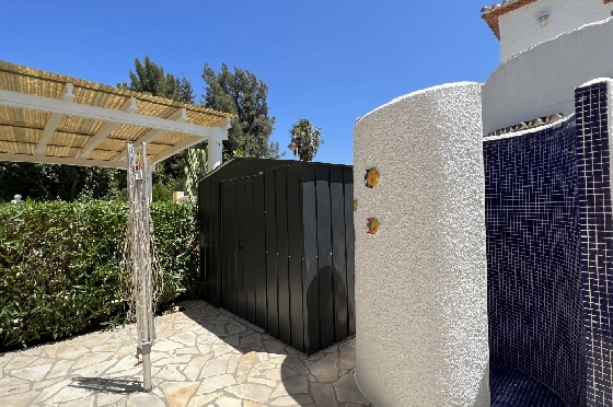 Villa in Els Poblets zur Ferienvermietung, Zona de estar 134 m², Baujahr 2001, Zustand gepflegt, + KLIMA, Klimaanlage, Terreno 413 m², 2 Schlafzimmer, 2 Badezimmer, Pool, ref.: T-0523-18