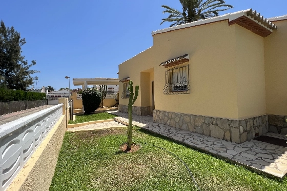 Villa in Els Poblets zur Ferienvermietung, Zona de estar 134 m², Baujahr 2001, Zustand gepflegt, + KLIMA, Klimaanlage, Terreno 413 m², 2 Schlafzimmer, 2 Badezimmer, Pool, ref.: T-0523-20