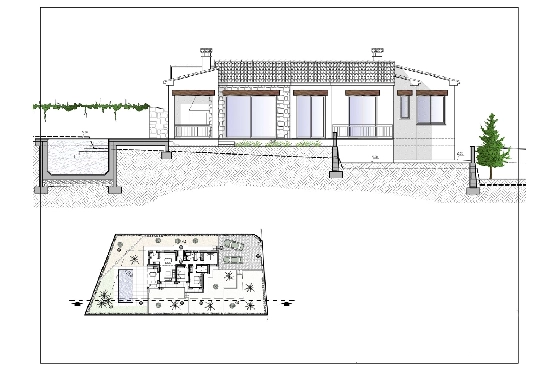 Villa in Benissa zu verkaufen, Zona de estar 138 m², Baujahr 2023, Klimaanlage, Terreno 800 m², 3 Schlafzimmer, 2 Badezimmer, Pool, ref.: BI-BE.H-881-3