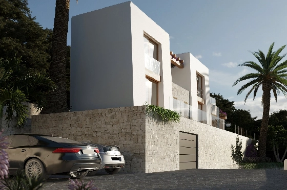 Villa in Benissa(Montemar) zu verkaufen, Zona de estar 450 m², Baujahr 2023, Klimaanlage, Terreno 800 m², 3 Schlafzimmer, 3 Badezimmer, Pool, ref.: BI-BE.H-880-5