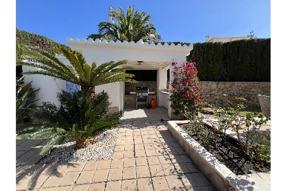 Villa in Denia zur Ferienvermietung, Zona de estar 133 m², Baujahr 1999, Zustand gepflegt, + Fussbodenheizung, Klimaanlage, Terreno 585 m², 3 Schlafzimmer, 3 Badezimmer, Pool, ref.: T-1023-19
