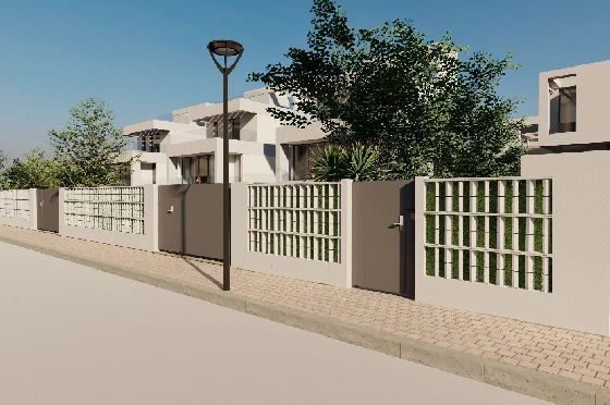 Villa in Oliva zu verkaufen, Zona de estar 173 m², Baujahr 2023, Zustand Erstbezug, + Fussbodenheizung, Klimaanlage, Terreno 350 m², 3 Schlafzimmer, 4 Badezimmer, Pool, ref.: AS-1623-17