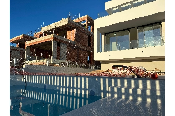 Villa in Oliva zu verkaufen, Zona de estar 173 m², Baujahr 2023, Zustand Erstbezug, + Fussbodenheizung, Klimaanlage, Terreno 350 m², 3 Schlafzimmer, 4 Badezimmer, Pool, ref.: AS-1623-18