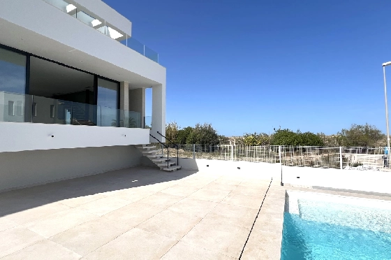 Villa in Oliva zu verkaufen, Zona de estar 173 m², Baujahr 2023, Zustand Erstbezug, + Fussbodenheizung, Klimaanlage, Terreno 350 m², 3 Schlafzimmer, 4 Badezimmer, Pool, ref.: AS-1623-3