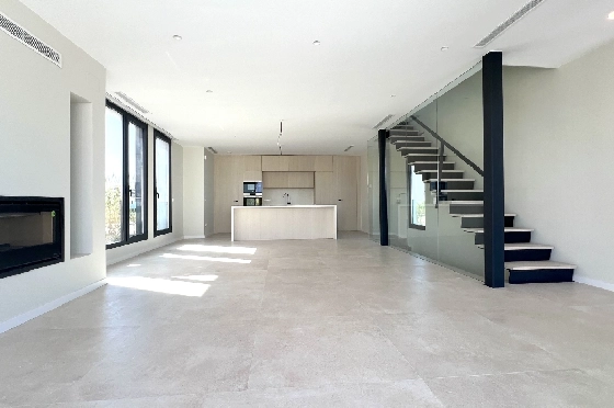 Villa in Oliva zu verkaufen, Zona de estar 173 m², Baujahr 2023, Zustand Erstbezug, + Fussbodenheizung, Klimaanlage, Terreno 350 m², 3 Schlafzimmer, 4 Badezimmer, Pool, ref.: AS-1623-6