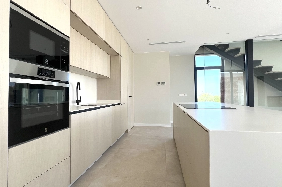 Villa in Oliva zu verkaufen, Zona de estar 173 m², Baujahr 2023, Zustand Erstbezug, + Fussbodenheizung, Klimaanlage, Terreno 350 m², 3 Schlafzimmer, 4 Badezimmer, Pool, ref.: AS-1623-7