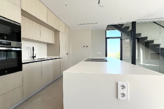 Villa in Oliva zu verkaufen, Zona de estar 173 m², Baujahr 2023, Zustand Erstbezug, + Fussbodenheizung, Klimaanlage, Terreno 350 m², 3 Schlafzimmer, 4 Badezimmer, Pool, ref.: AS-1623-9