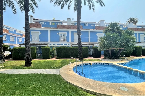 Reihenhaus in Els Poblets zu verkaufen, Zona de estar 132 m², Baujahr 2002, Klimaanlage, 2 Schlafzimmer, 2 Badezimmer, Pool, ref.: JS-1323-2