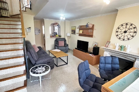 Reihenhaus in Els Poblets zu verkaufen, Zona de estar 132 m², Baujahr 2002, Klimaanlage, 2 Schlafzimmer, 2 Badezimmer, Pool, ref.: JS-1323-6