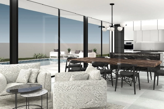 Villa in Moraira zu verkaufen, Zona de estar 280 m², + Zentralheizung, Klimaanlage, Terreno 817 m², 3 Schlafzimmer, 3 Badezimmer, Pool, ref.: NL-NLD1391-3